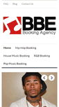 Mobile Screenshot of bbebookingagency.com